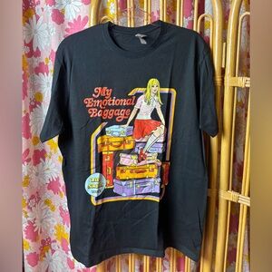 STEVEN RHODES EMOTIONAL BAGGAGE TEE SZ L